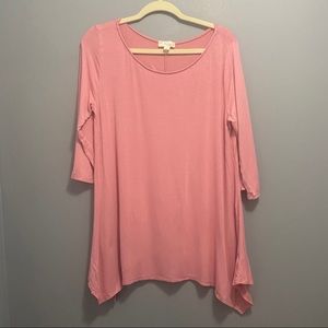 Misia blush pink tunic